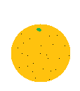 an orange